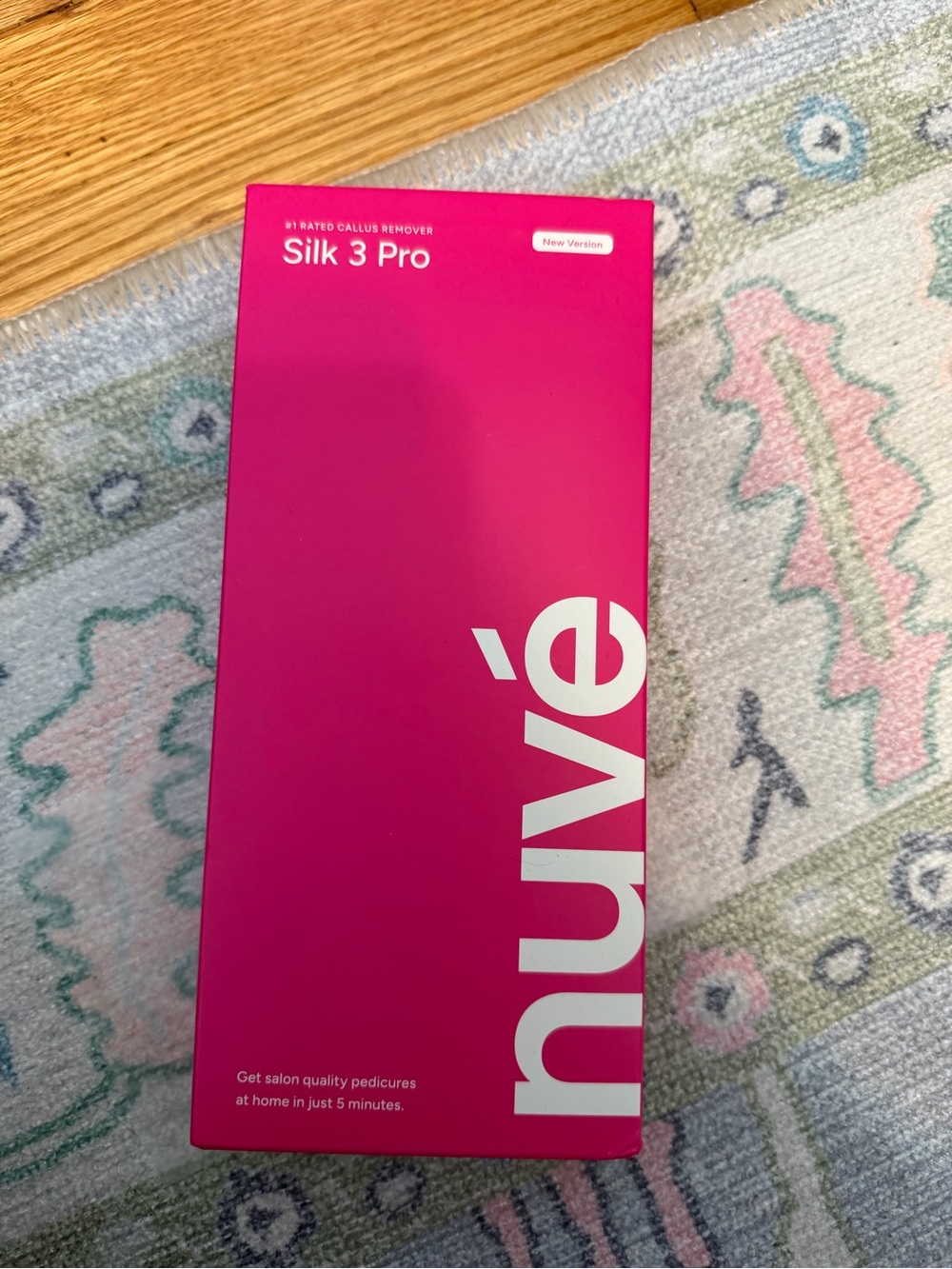 Nuve Silk 3 Pro Callus Remover - Bright Pink Box